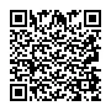 QR-code voor telefoonnummer +2693487854