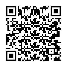 QR-код для номера телефона +2693492628