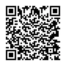 Codice QR per il numero di telefono +2693492899