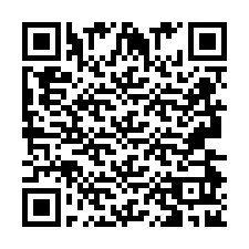 Codice QR per il numero di telefono +2693492903