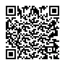 Código QR para número de telefone +2693492908