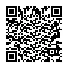 Codice QR per il numero di telefono +2693493801