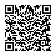 Código QR para número de telefone +2693493842