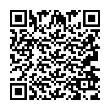 Codice QR per il numero di telefono +2693493873