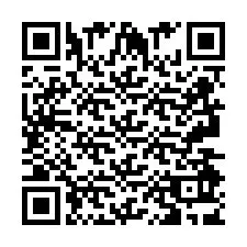 QR код за телефонен номер +2693493998