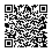 Código QR para número de telefone +2693494018