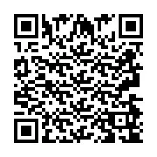 QR код за телефонен номер +2693494110