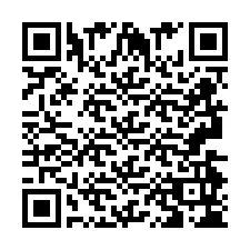 Código QR para número de telefone +2693494255