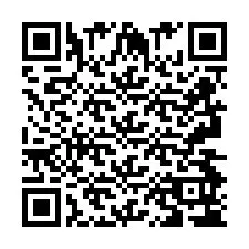 Código QR para número de telefone +2693494328