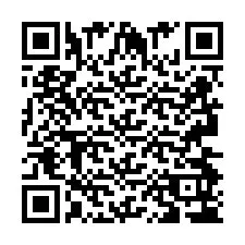 QR-code voor telefoonnummer +2693494332