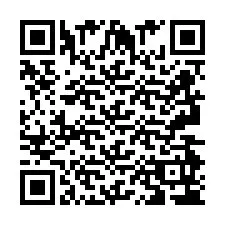 Codice QR per il numero di telefono +2693494348