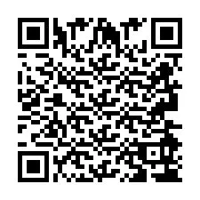 Código QR para número de telefone +2693494386