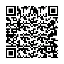 QR-code voor telefoonnummer +2693494578