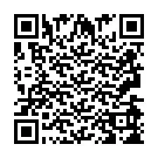 Codice QR per il numero di telefono +2693498281