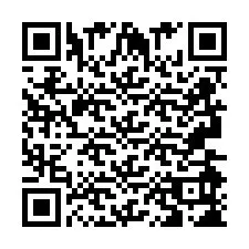 QR код за телефонен номер +2693498283