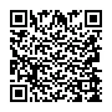 Código QR para número de telefone +2693498296