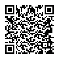 Codice QR per il numero di telefono +2693498297