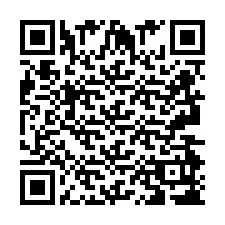 QR Code for Phone number +2693498348