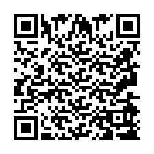 Código QR para número de teléfono +2693498381