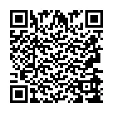 Codice QR per il numero di telefono +2693498383