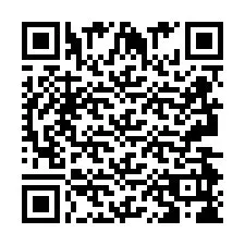 QR Code for Phone number +2693498648