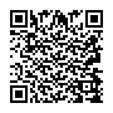 Código QR para número de telefone +2693498724