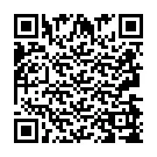 Código QR para número de teléfono +2693498740