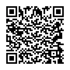 QR-code voor telefoonnummer +2693498909