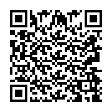 QR код за телефонен номер +2693498958