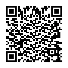 QR-code voor telefoonnummer +2693499028