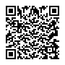 QR-code voor telefoonnummer +2693499161