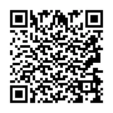 QR-code voor telefoonnummer +2693499401