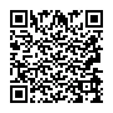 QR-code voor telefoonnummer +2693499485