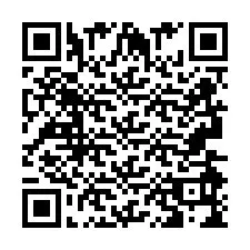 Codice QR per il numero di telefono +2693499487