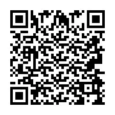 Código QR para número de teléfono +2693499497