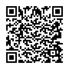 QR код за телефонен номер +2693499578