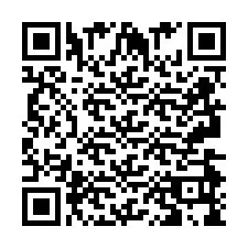 Código QR para número de teléfono +2693499804