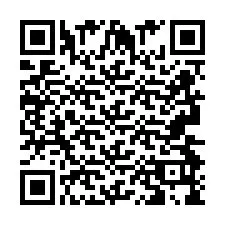 QR код за телефонен номер +2693499827