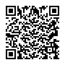 QR-code voor telefoonnummer +2693499851