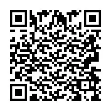 QR код за телефонен номер +2693499865