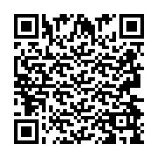 Codice QR per il numero di telefono +2693499962