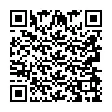 QR-code voor telefoonnummer +2693499986