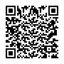 Código QR para número de telefone +2693502621