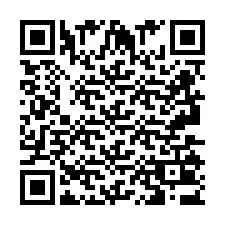 QR код за телефонен номер +2693503654