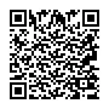 Código QR para número de telefone +2693503663