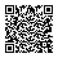 Codice QR per il numero di telefono +2693504844