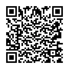 Codice QR per il numero di telefono +2693651804