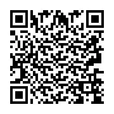 QR-code voor telefoonnummer +2693654450