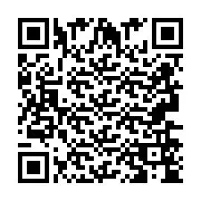 QR код за телефонен номер +2693654457