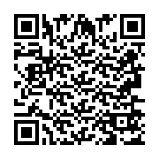 Código QR para número de telefone +2693657016